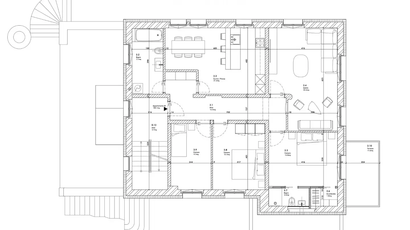 Appartement à louer - 6772 Rodi-Fiesso - Photo 2