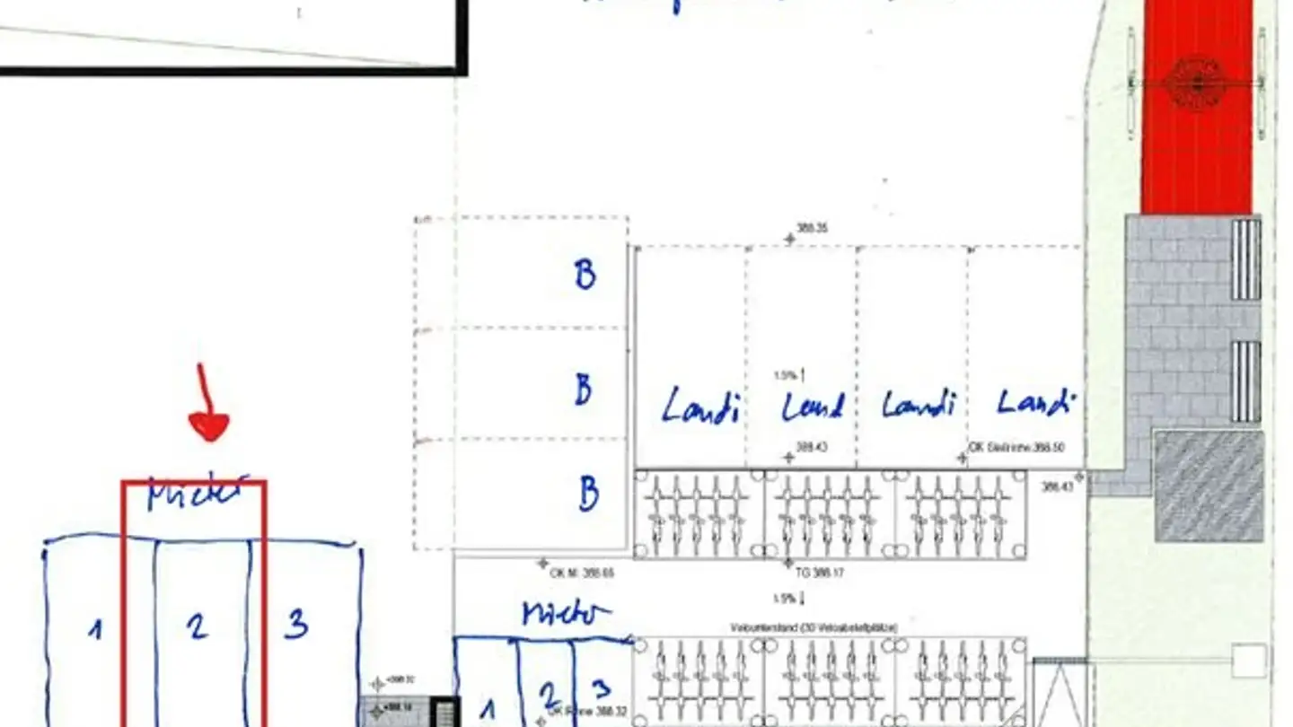 Place de parking extérieure à louer - Schöneggstrasse 49, 8953 Dietikon - Photo 3