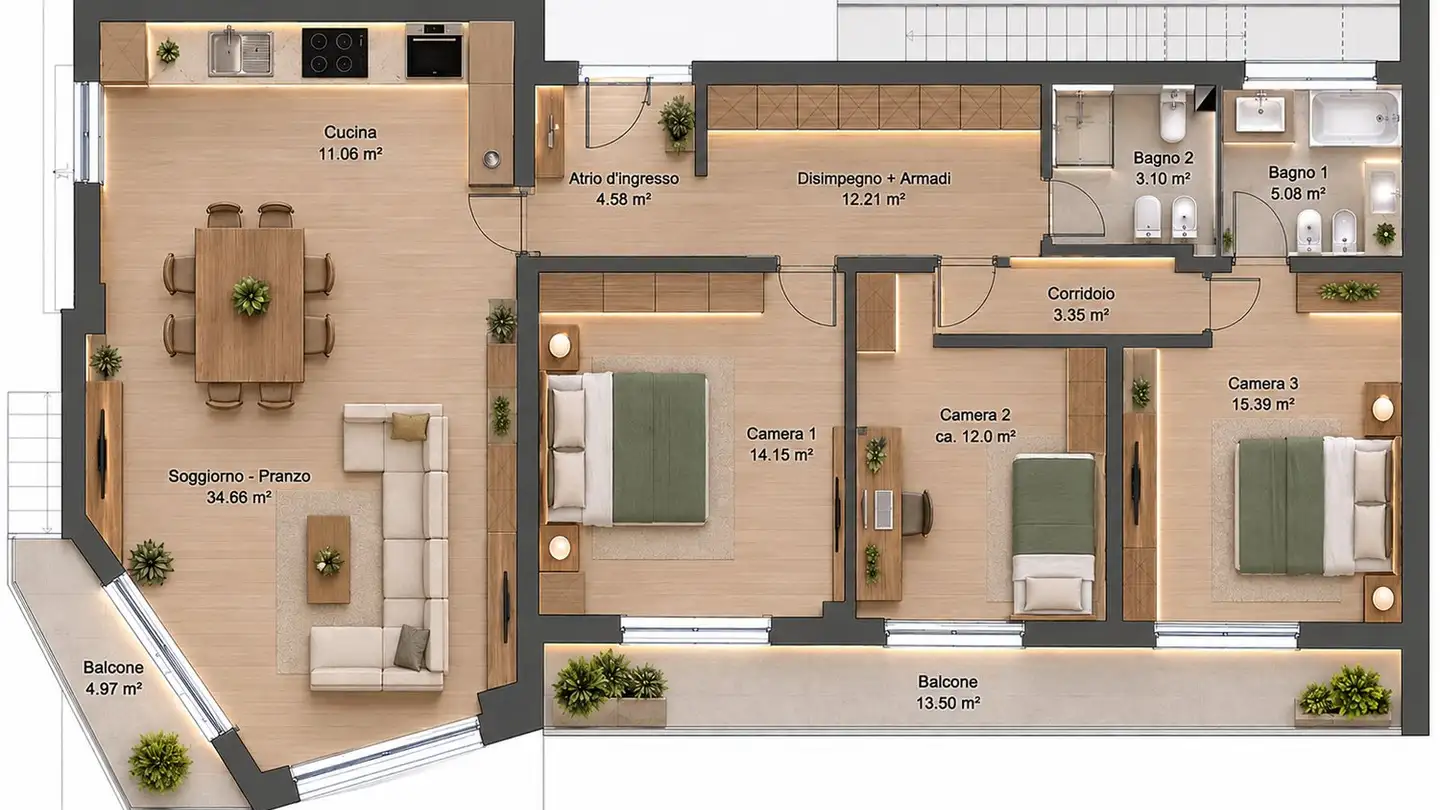 Casa bifamiliare in vendita - Via Selva 12, 6990 Cassina d'Agno - Foto 2