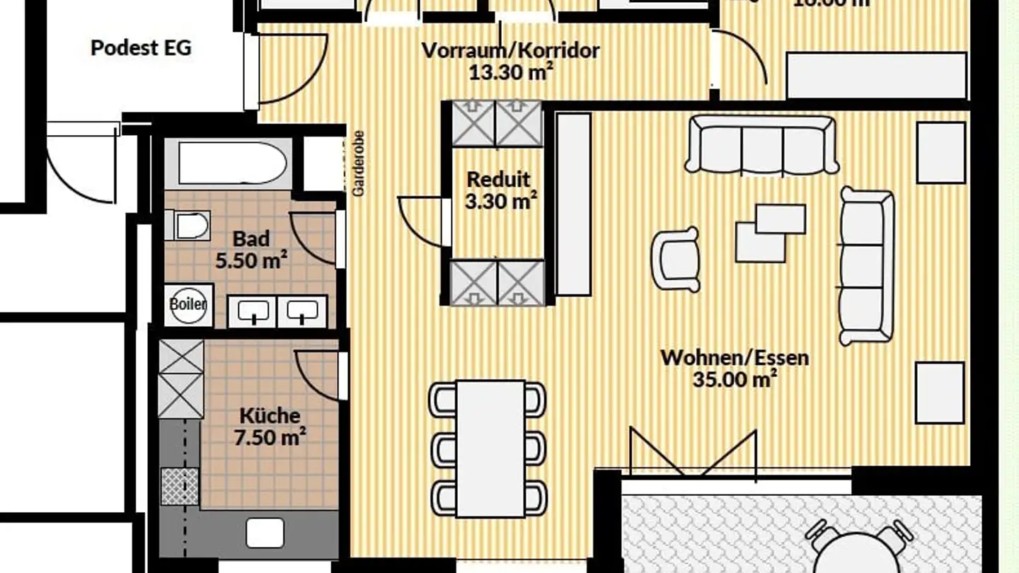 Appartamento in affitto - Gehrenhagweg 7, 5420 Ehrendingen - Foto 2