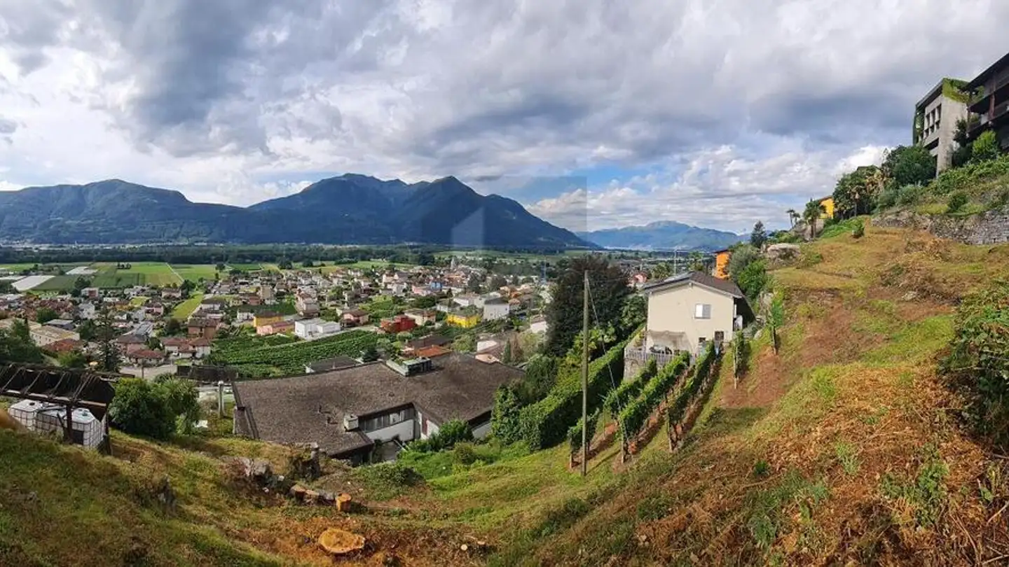 Terrain constructible à vendre - 6516 Cugnasco