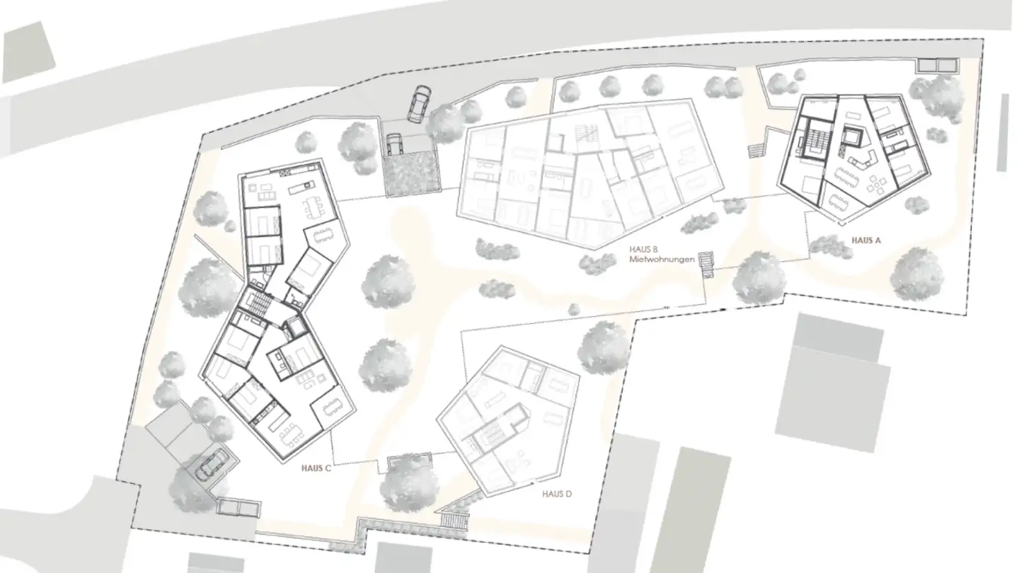 Mehrfamilienhaus kaufen - Obstgarten, 1717 St. Ursen - Foto 4