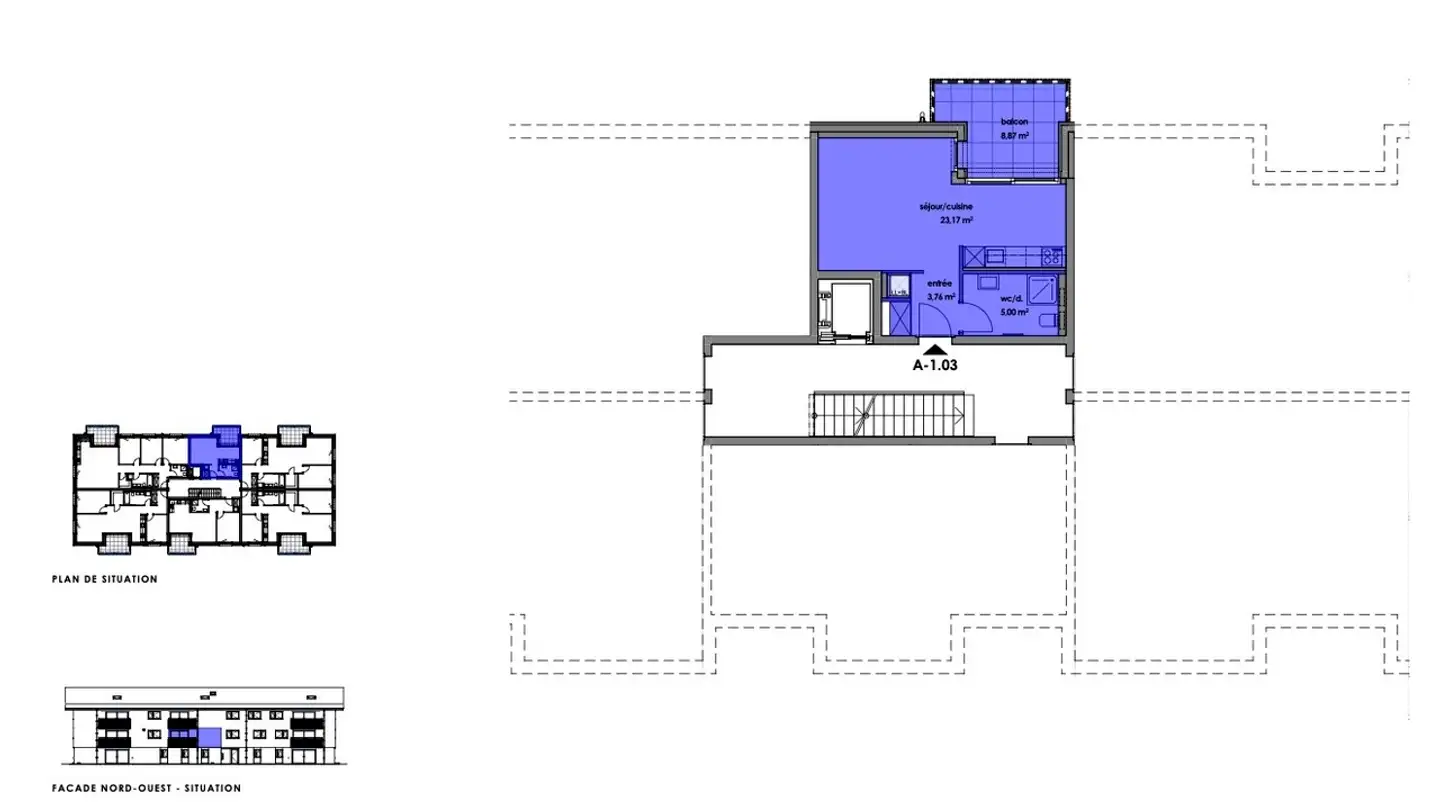 Wohnung mieten - Route de l'Eglise, 1678 Siviriez - Foto 4