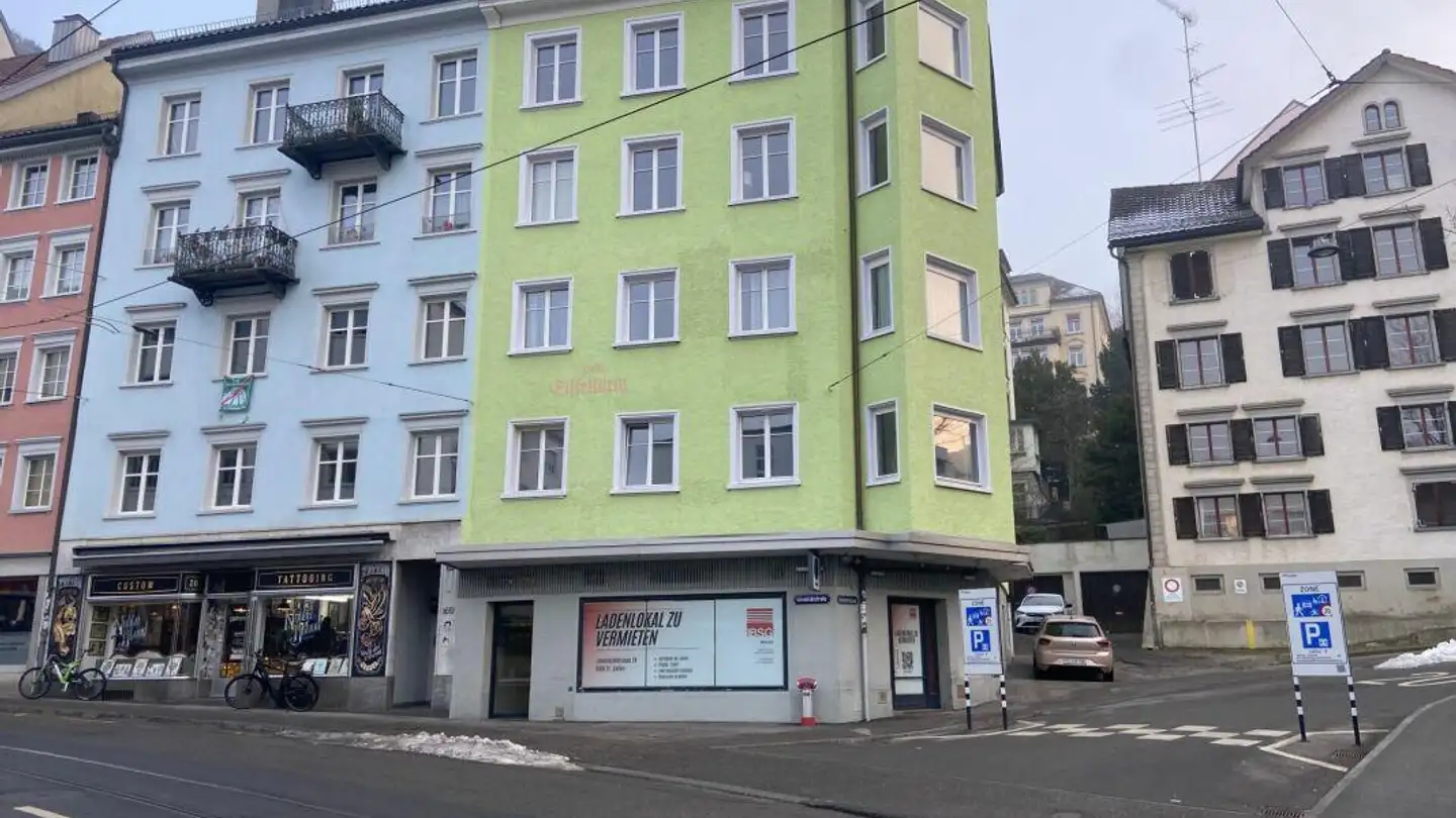 Commerciale in affitto - Linsebühlstrasse 24, 9000 St. Gallen