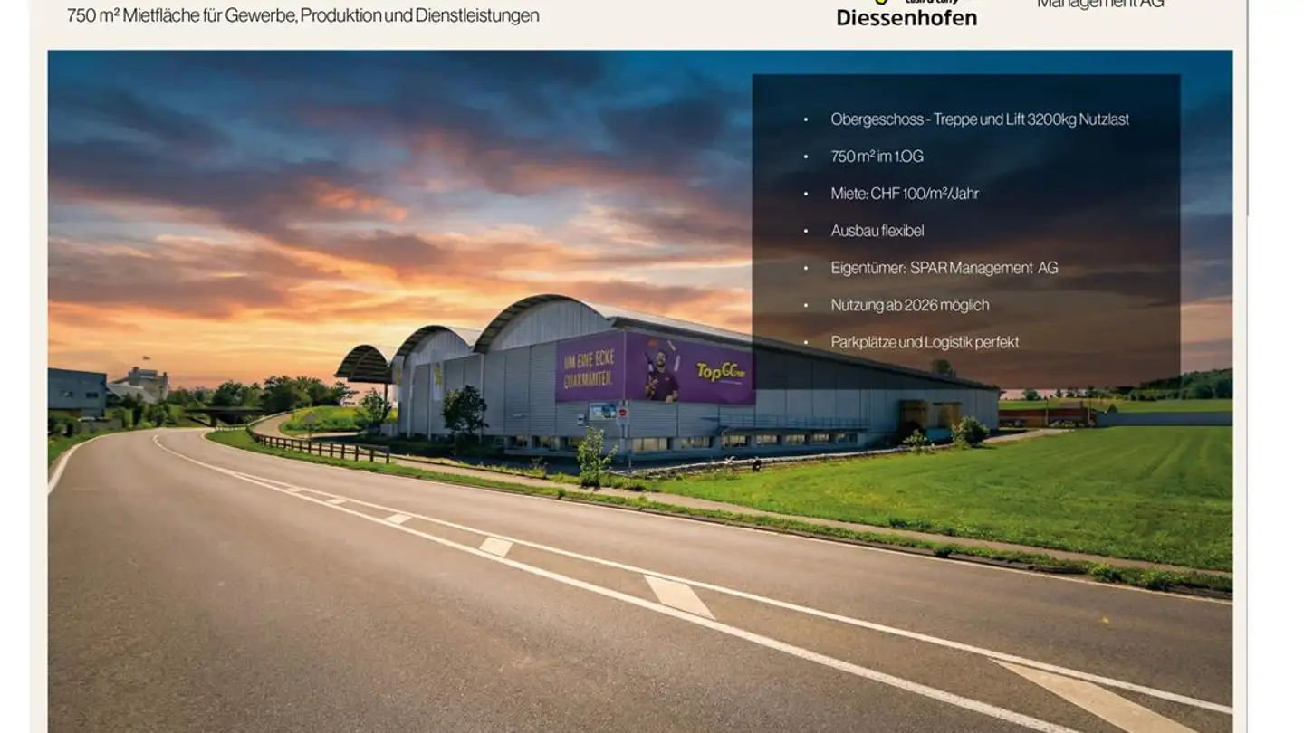 Commercial for rent - Ratihard 1, 8253 Diessenhofen