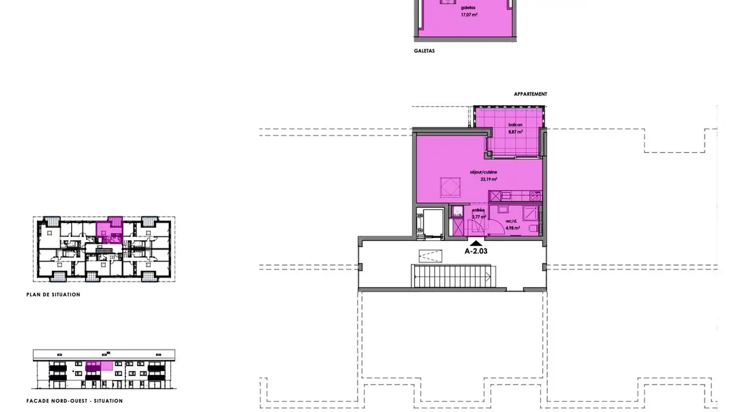 Wohnung mieten - Route de l'Eglise, 1678 Siviriez - Foto 4
