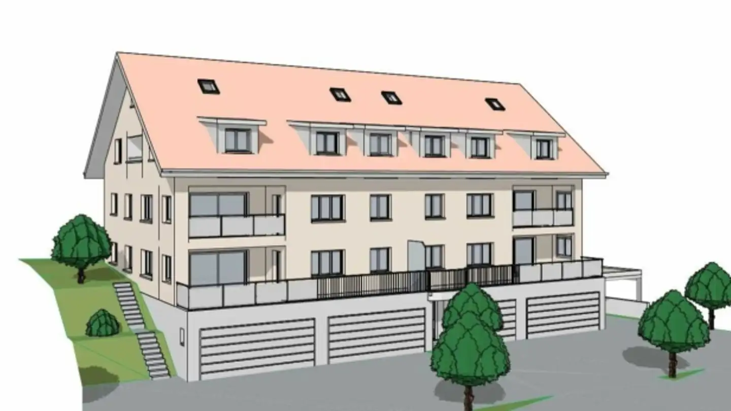 Penthouse for rent - Rebweg 3, 9534 Gähwil