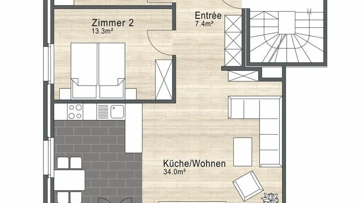 Apartment for rent - Ferrenmatt 16, 6283 Baldegg - Photo 2