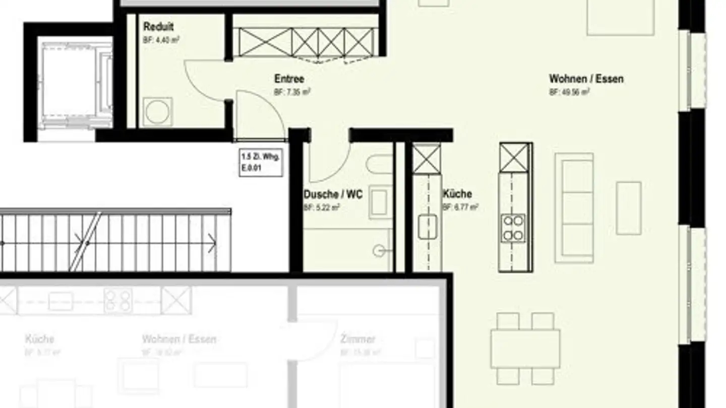 Appartamento in affitto - Hauptstrasse 71a, 6260 Reiden - Photo 2