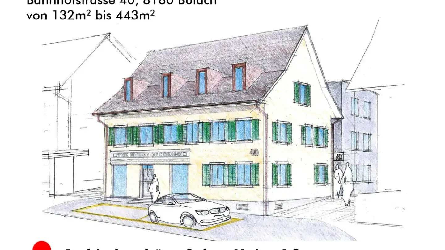 Gewerbe mieten - Bahnhofstrasse 40, 8180 Bülach