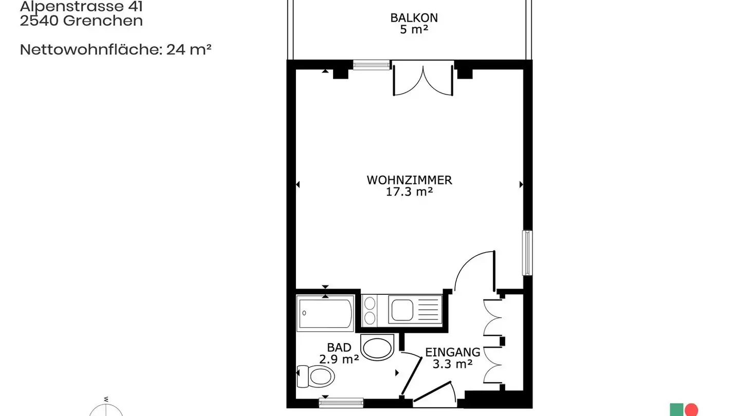 Appartement à louer - Alpenstrasse 41, 2540 Grenchen - Photo 2