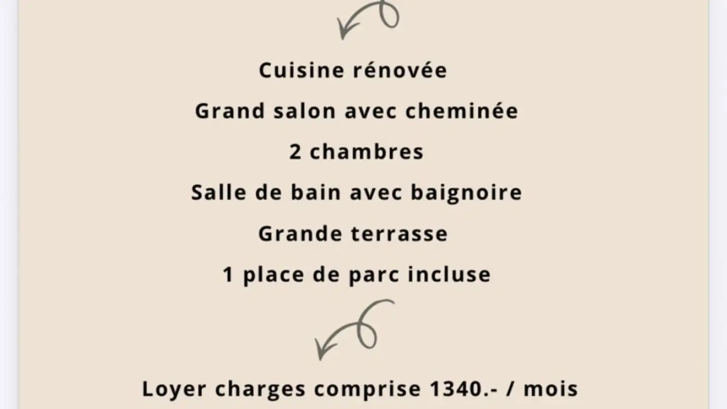 Wohnung mieten - Rue Du Franc-Alleu 24, 2523 Lignières