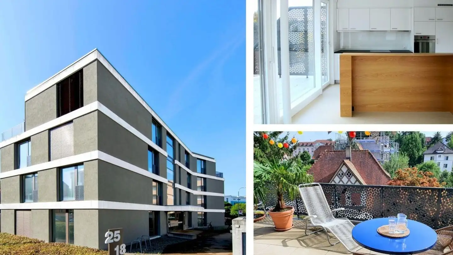 Penthouse mieten - Wiesenstrasse 25, 5000 Aarau