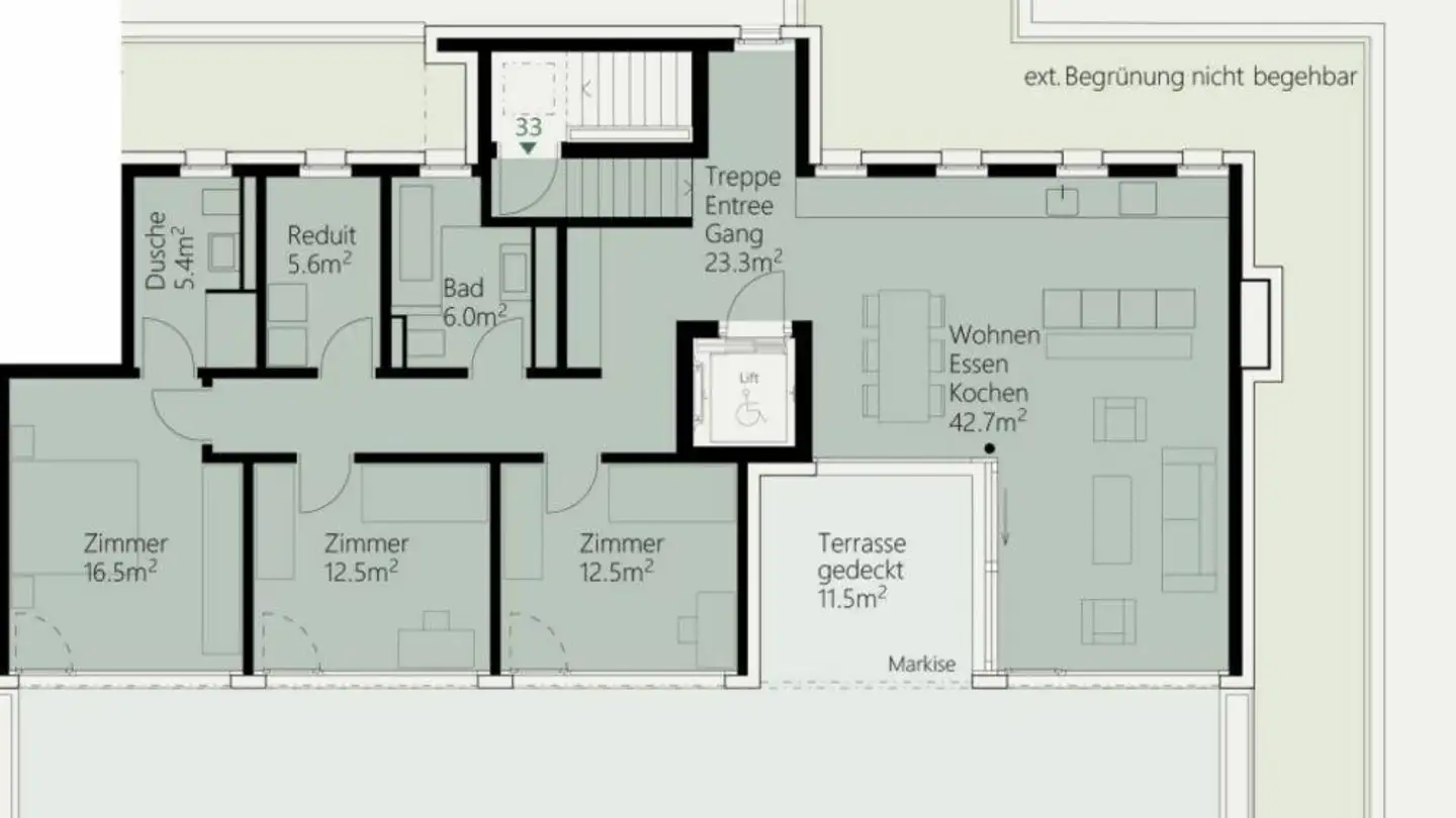 Penthouse kaufen - 5070 Frick - Foto 2