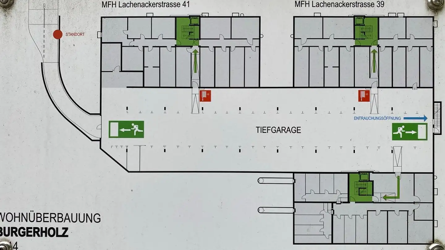 Place de parking souterraine à louer - Lachenackerstrasse 41, 8500 Frauenfeld - Photo 3