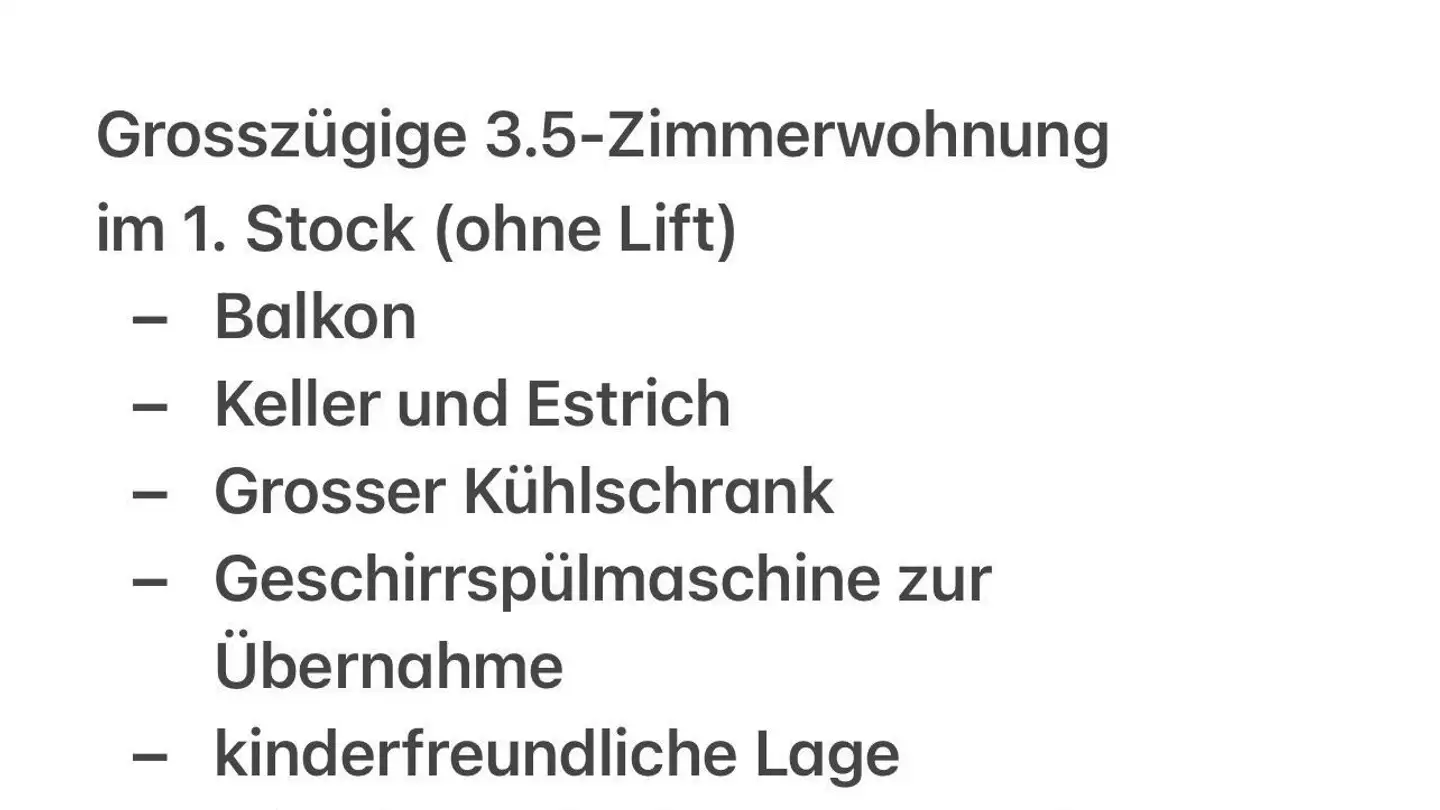 Appartamento in affitto - Finkenweg 2, 3186 Düdingen