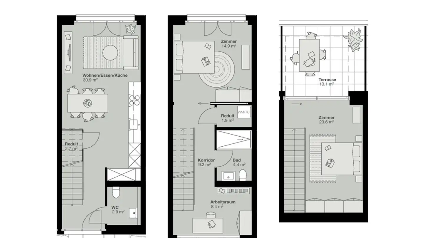 Appartamento in affitto - Badstrasse 30, 5400 Baden - Foto 4