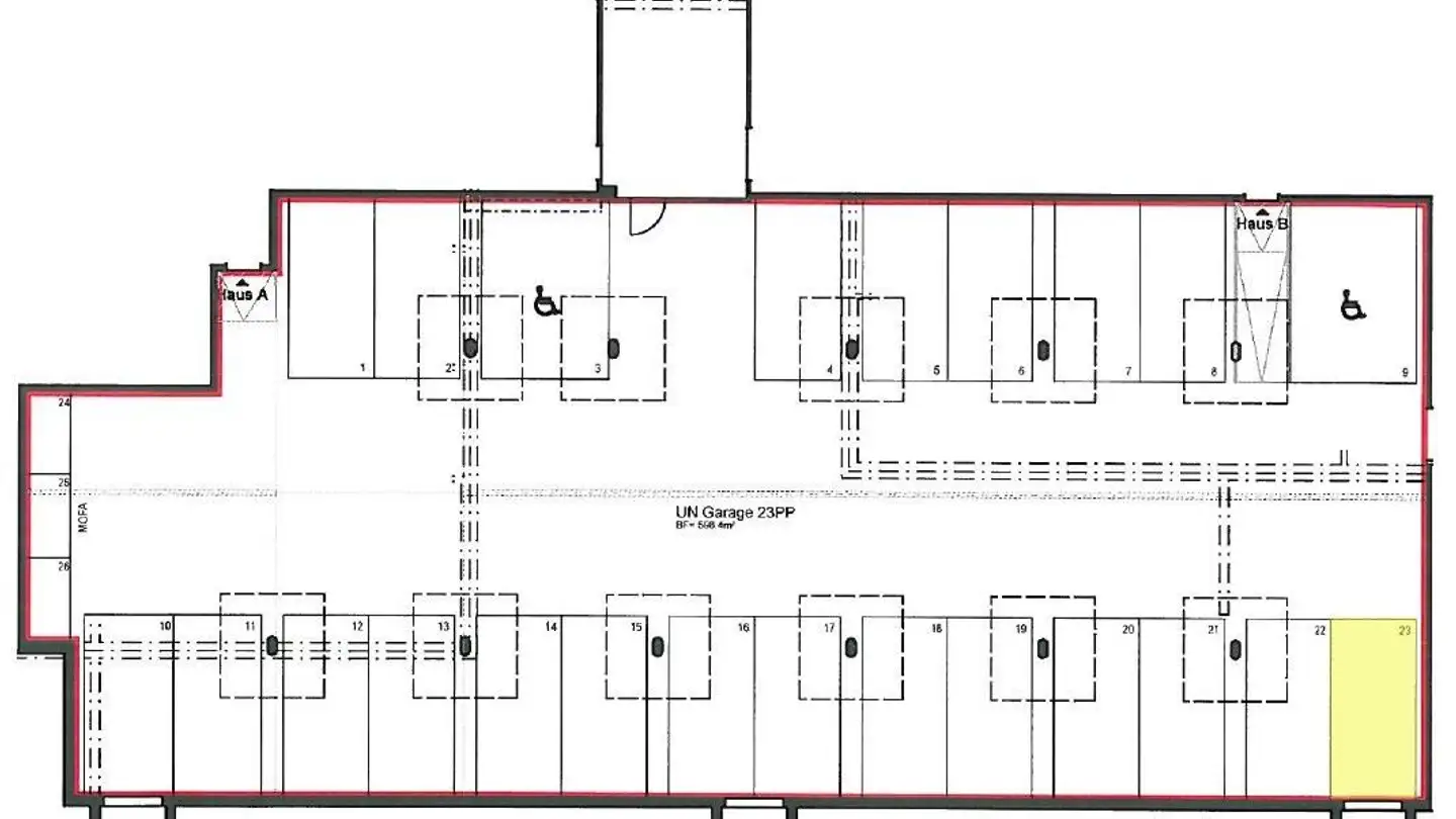 Parcheggio sotterraneo in affitto - Cadonaustrasse 43b, 7000 Chur - Foto 3