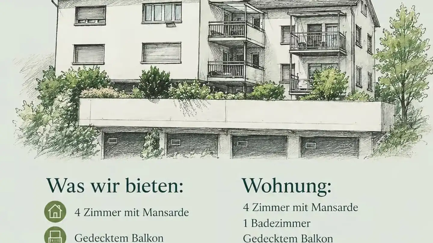 Appartement à louer - Benknerstrasse 32, 8722 Kaltbrunn