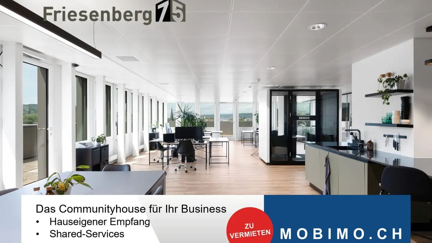 Office space for rent - Friesenbergstrasse 75, 8055 Zürich