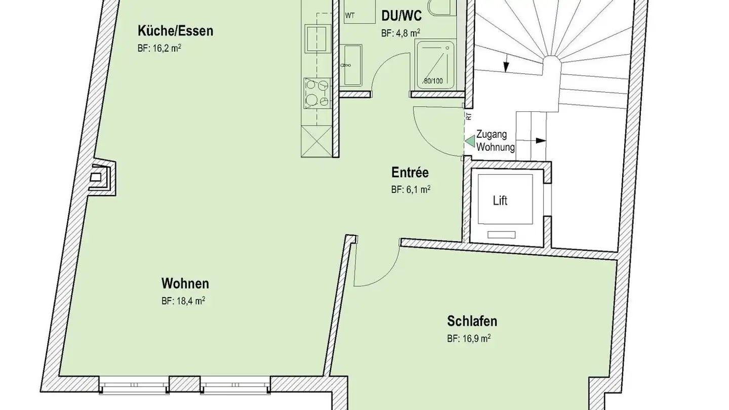 Apartment for rent - Posthof 7, 8200 Schaffhausen - Photo 2