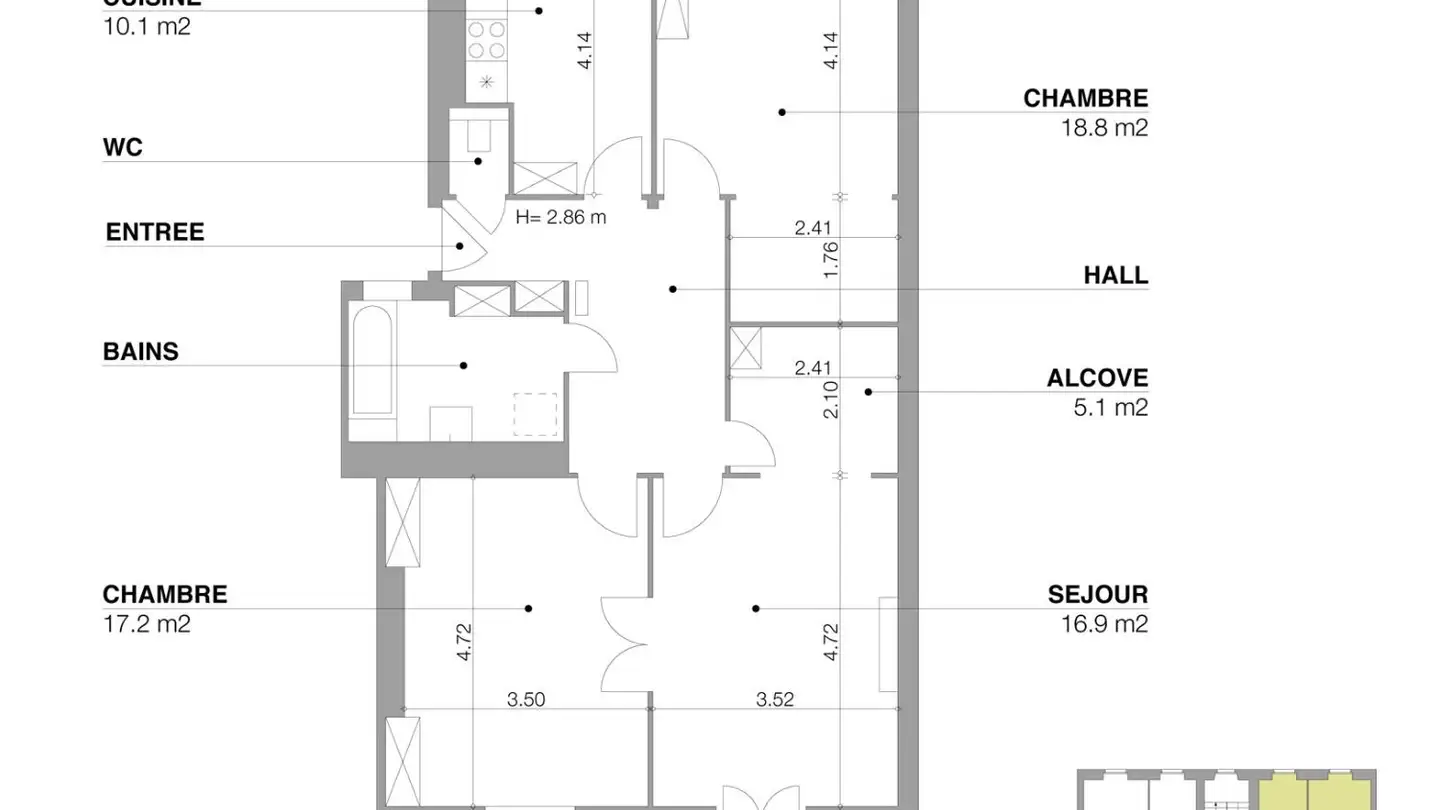 Apartment for rent - Rue Du Jura 8, 1201 Genève