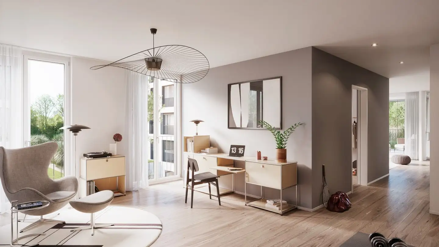 Wohnung mieten - Bahnhofstrasse 18, 8956 Killwangen - Foto 2