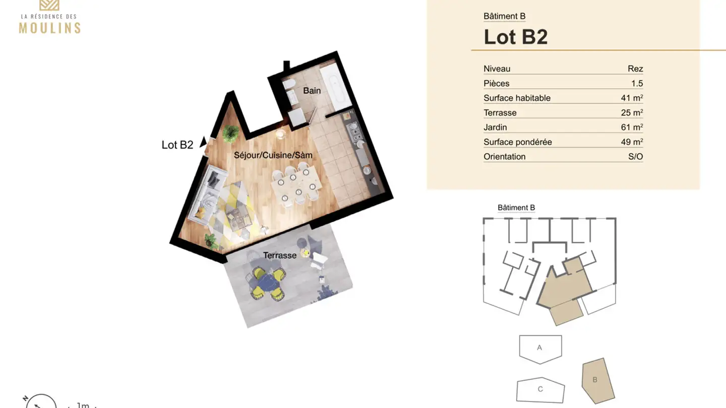 Appartement à vendre - Au Village, 1692 Massonnens - Photo 3