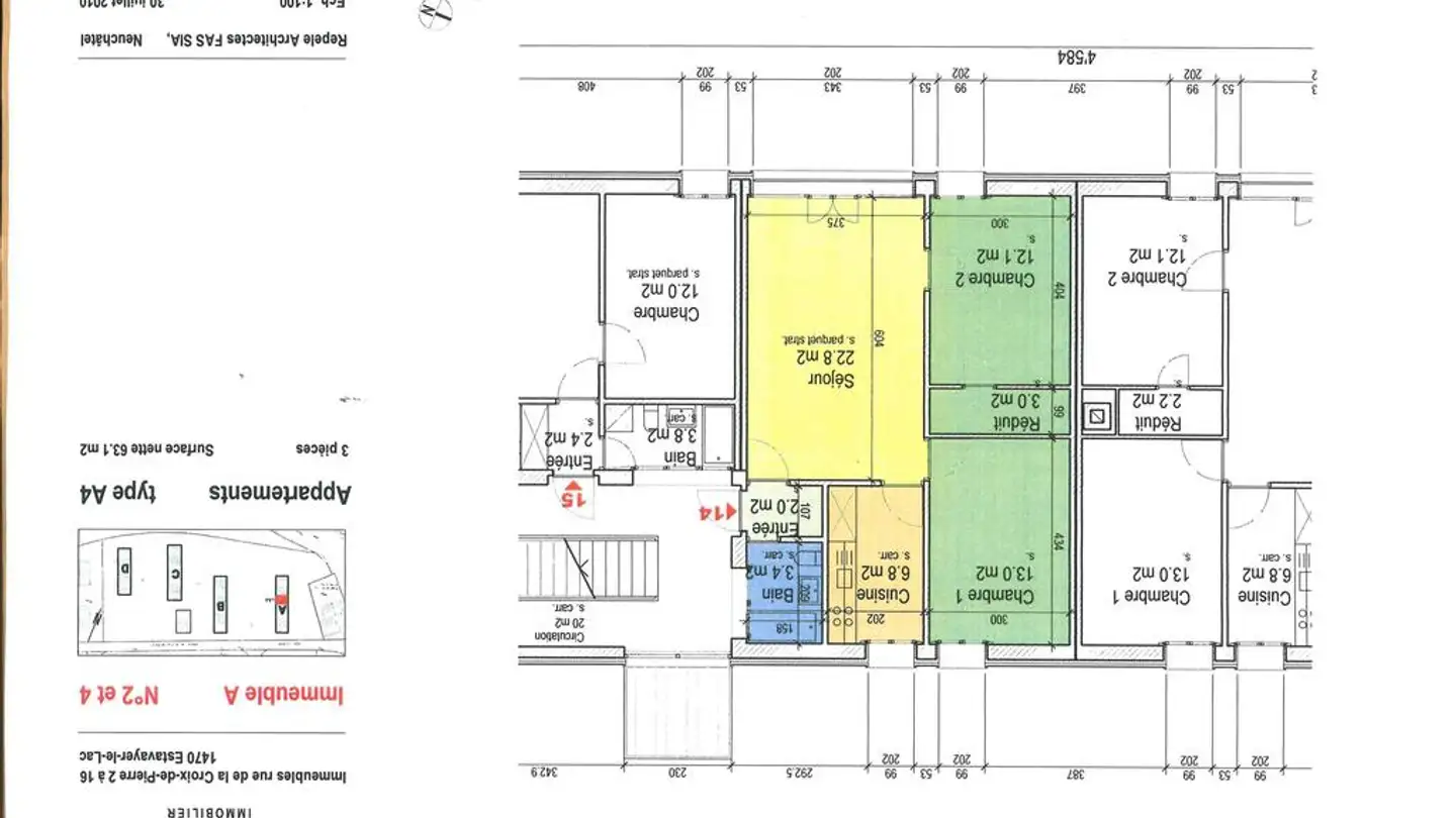 Appartamento in affitto - Chemin De La Croix-De-Pierre 4, 1470 Estavayer-le-Lac - Foto 3