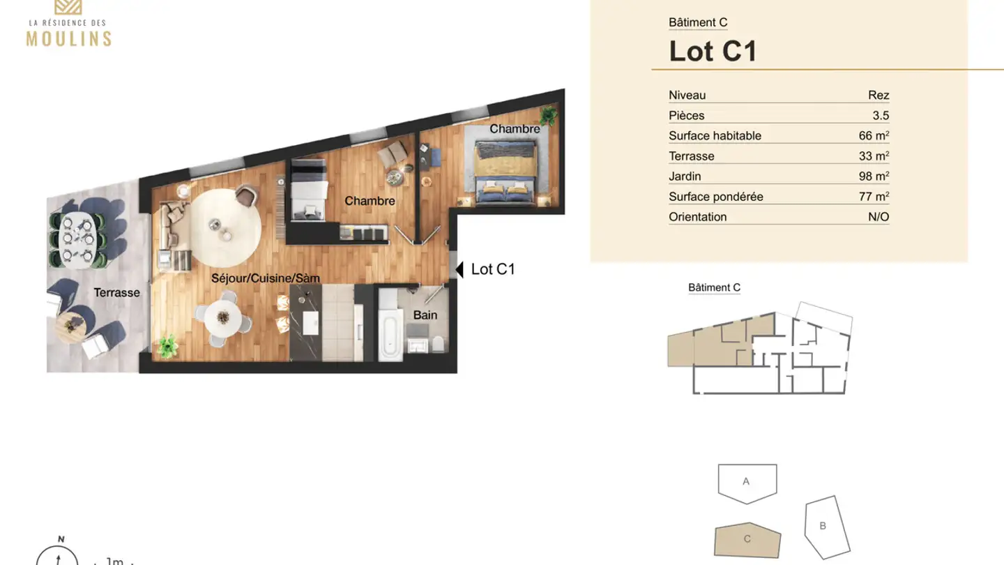 Appartement à vendre - 1692 Massonnens - Photo 3