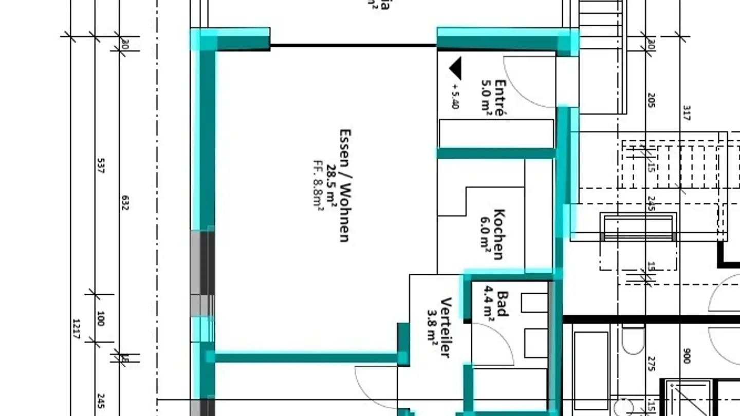 Attic flat for rent - Vorstadtstrasse, 5722 Gränichen - Photo 2