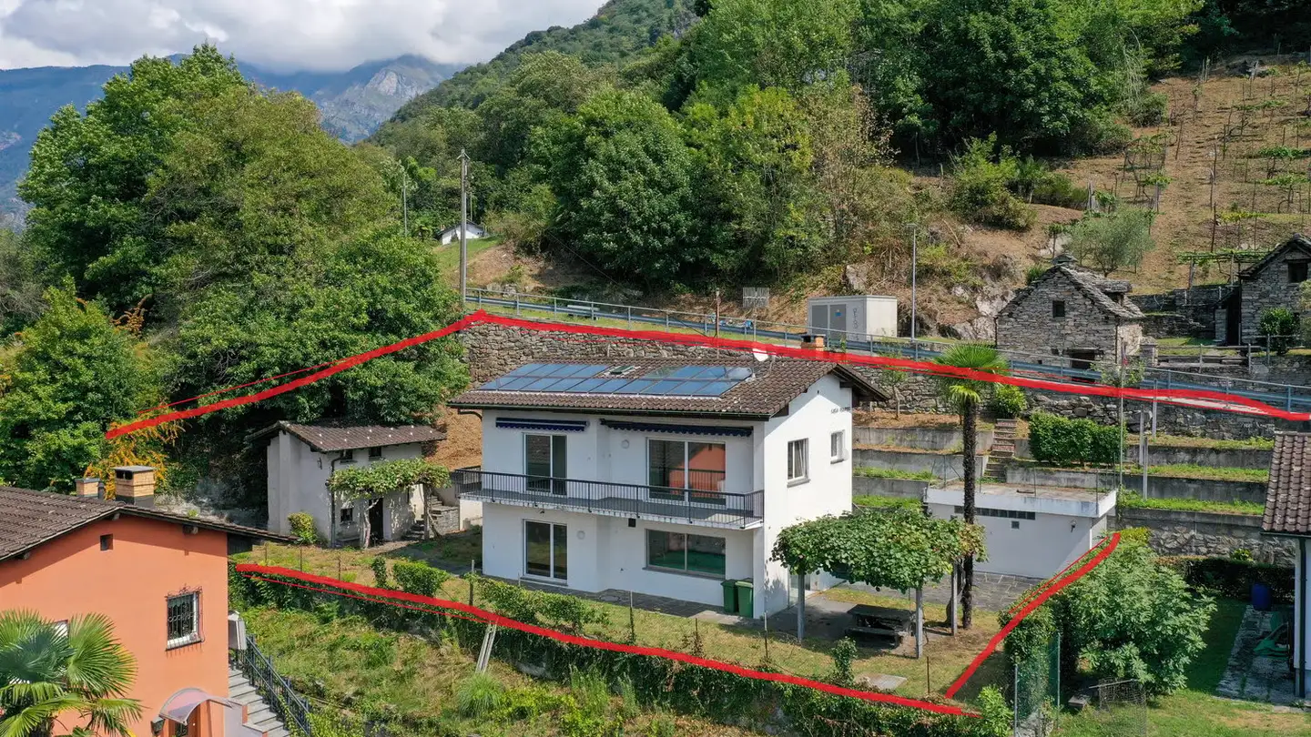 Maison individuelle à vendre - Via Passaroro 65, 6596 Gordola
