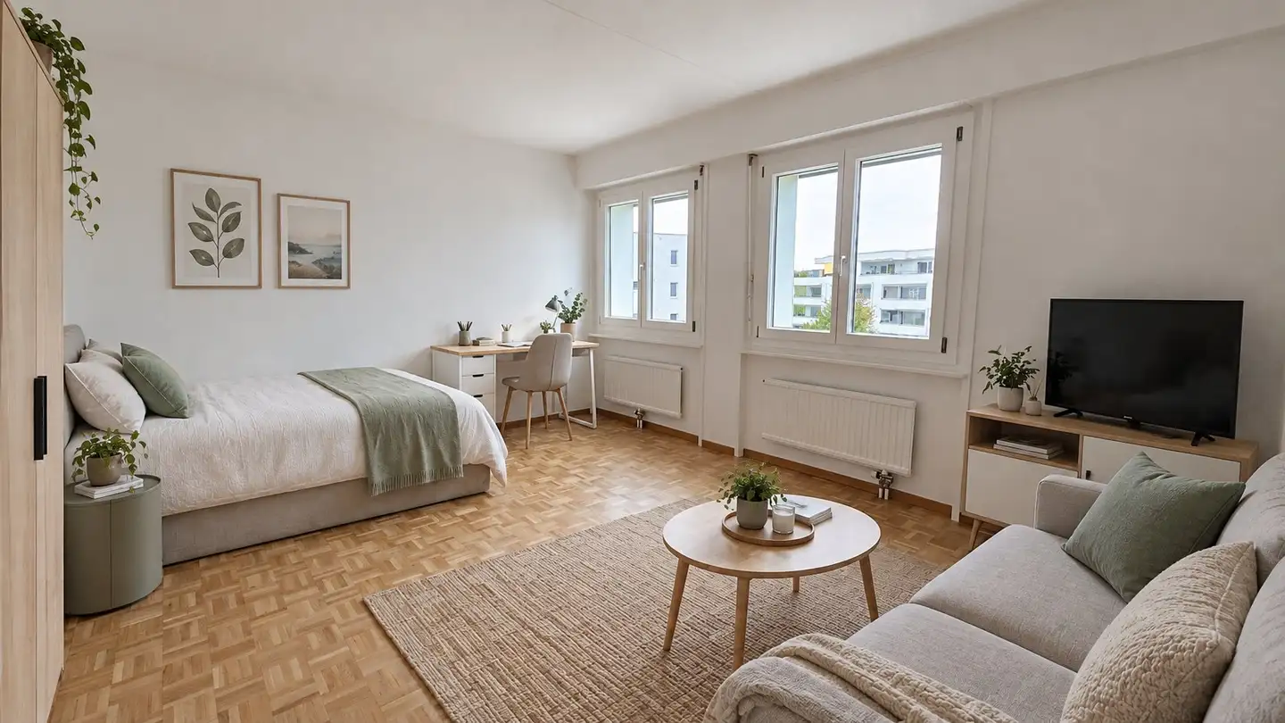 Wohnung mieten - Rue De La Perrausa 3, 1632 Riaz - Foto 2
