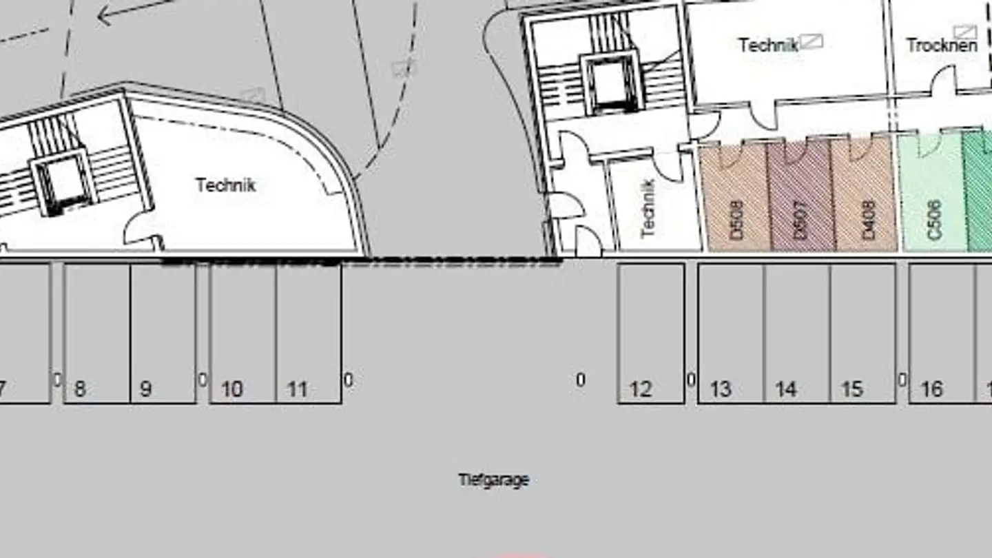 Tiefgaragenstellplatz mieten - Staffelstrasse 20, 8045 Zürich