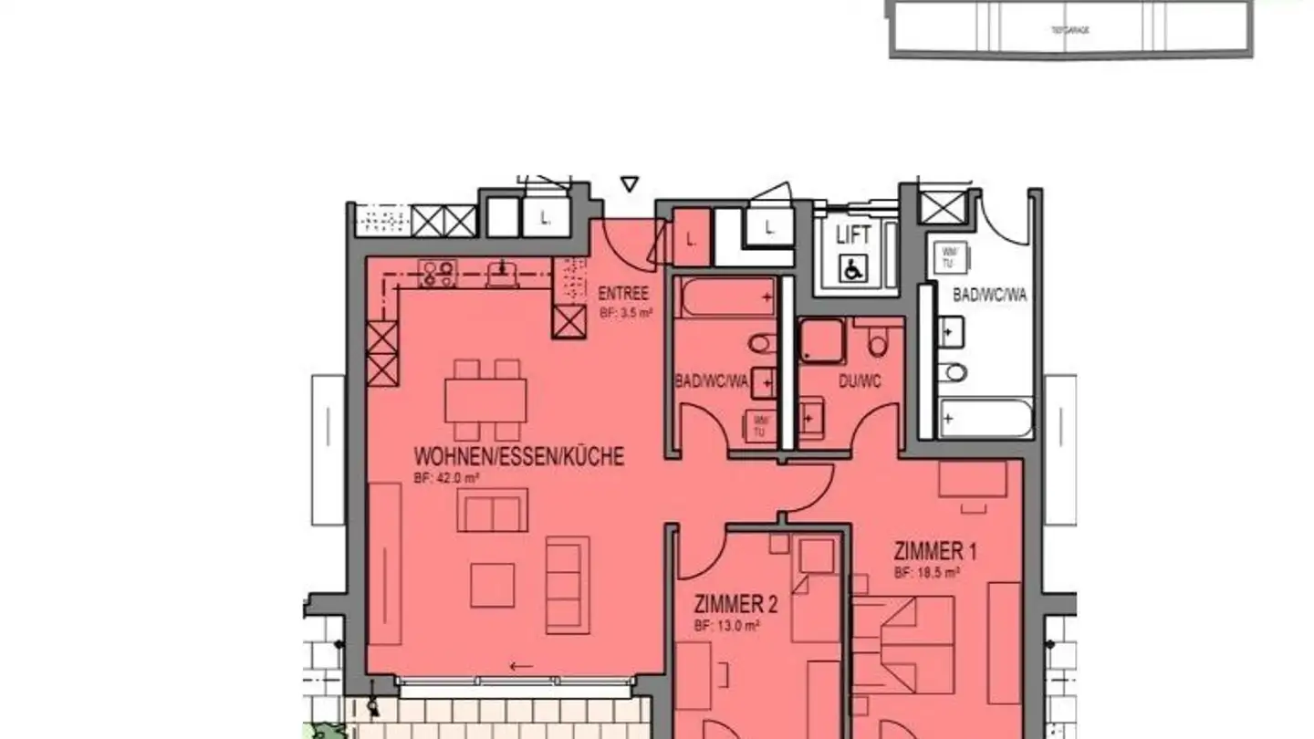 Wohnung mieten - Chlupfwiesstrasse 23, 8165 Oberweningen - Foto 2