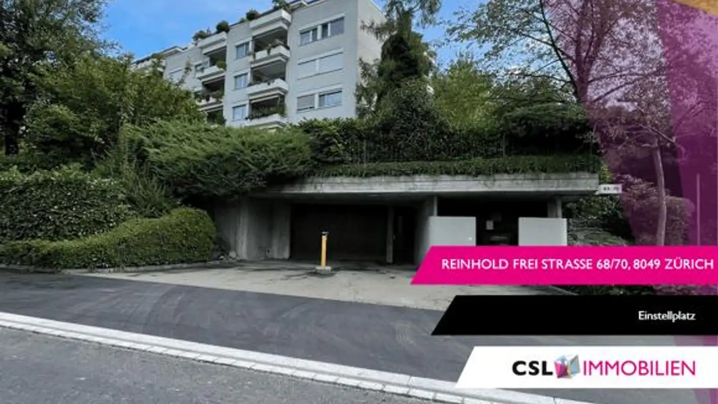 Tiefgaragenstellplatz mieten - Reinhold-Frei-Strasse 68, 8049 Zürich