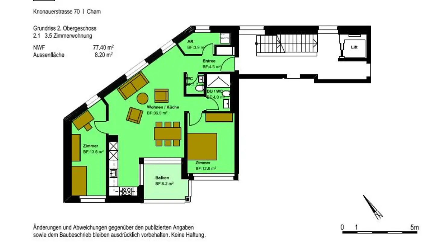 Apartment for rent - 6330 Cham