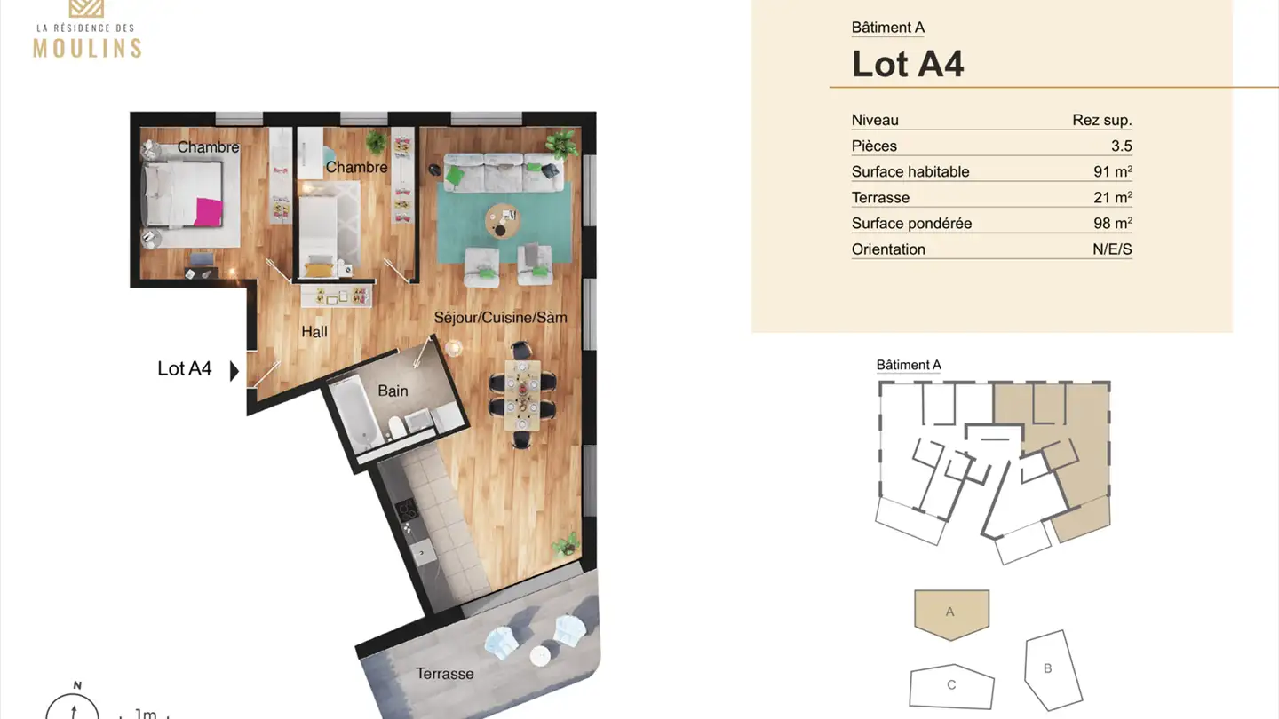 Apartment for sale - Au Village 26, 1692 Massonnens - Photo 3