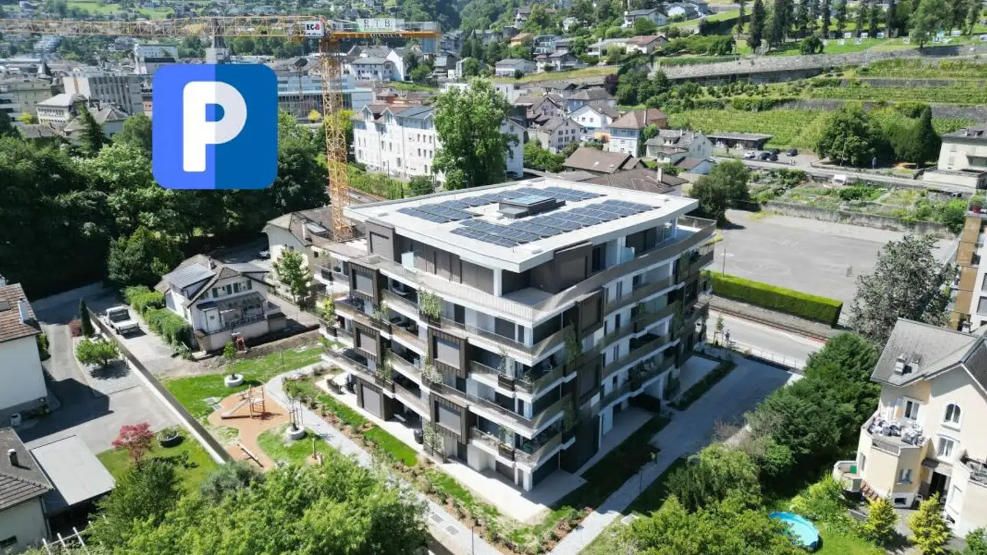 Outdoor parking space for rent - Avenue Du Crochetan 20, 1870 Monthey