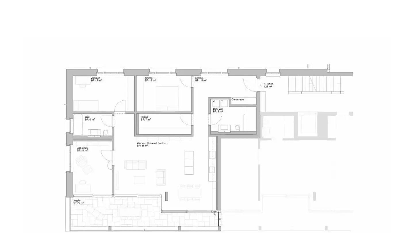 Appartamento in affitto - Äussere Bahnhofstrasse 3, 8854 Siebnen - Photo 3