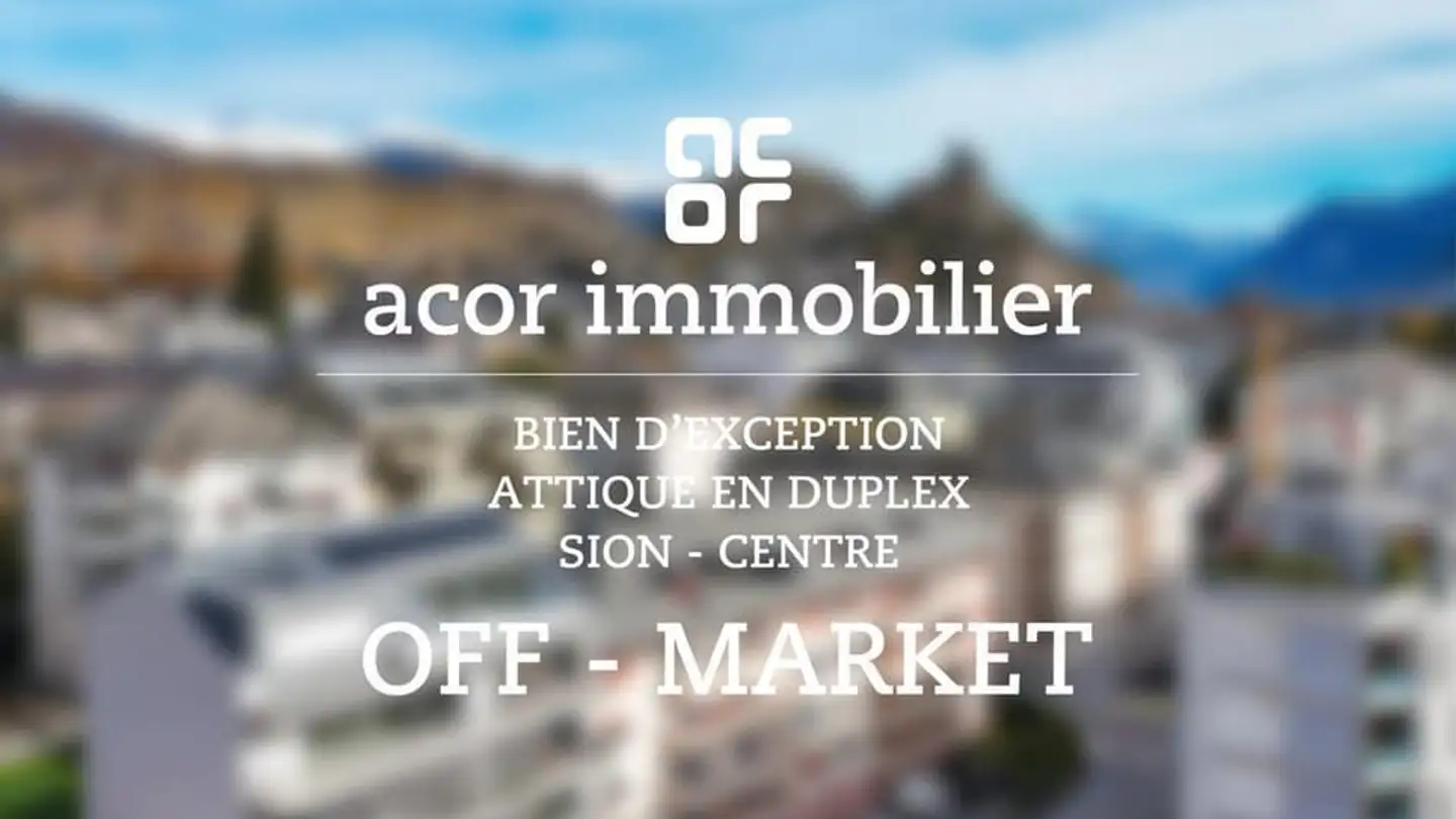 Appartement à vendre - 1950 Sion