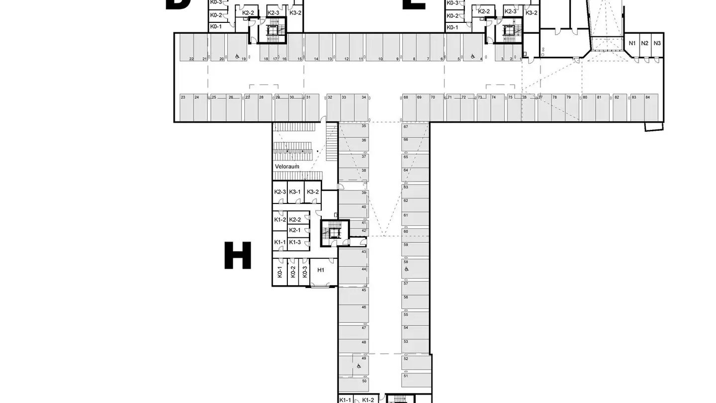 Parcheggio sotterraneo in affitto - Gänsacker 5, 5070 Frick - Photo 2