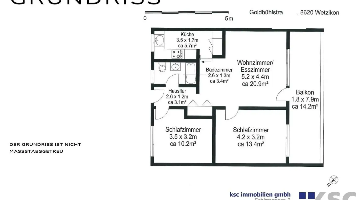 Appartement à vendre - Goldbühlstrasse 4, 8620 Wetzikon ZH - Photo 3