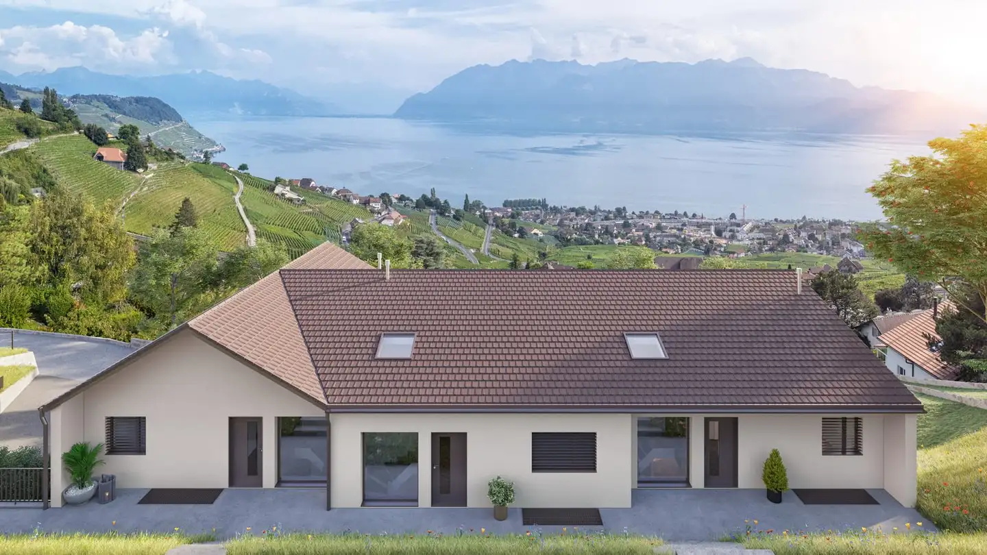 Maison en terrasse à vendre - Chemin De La Branche 21, 1091 Grandvaux - Photo 3