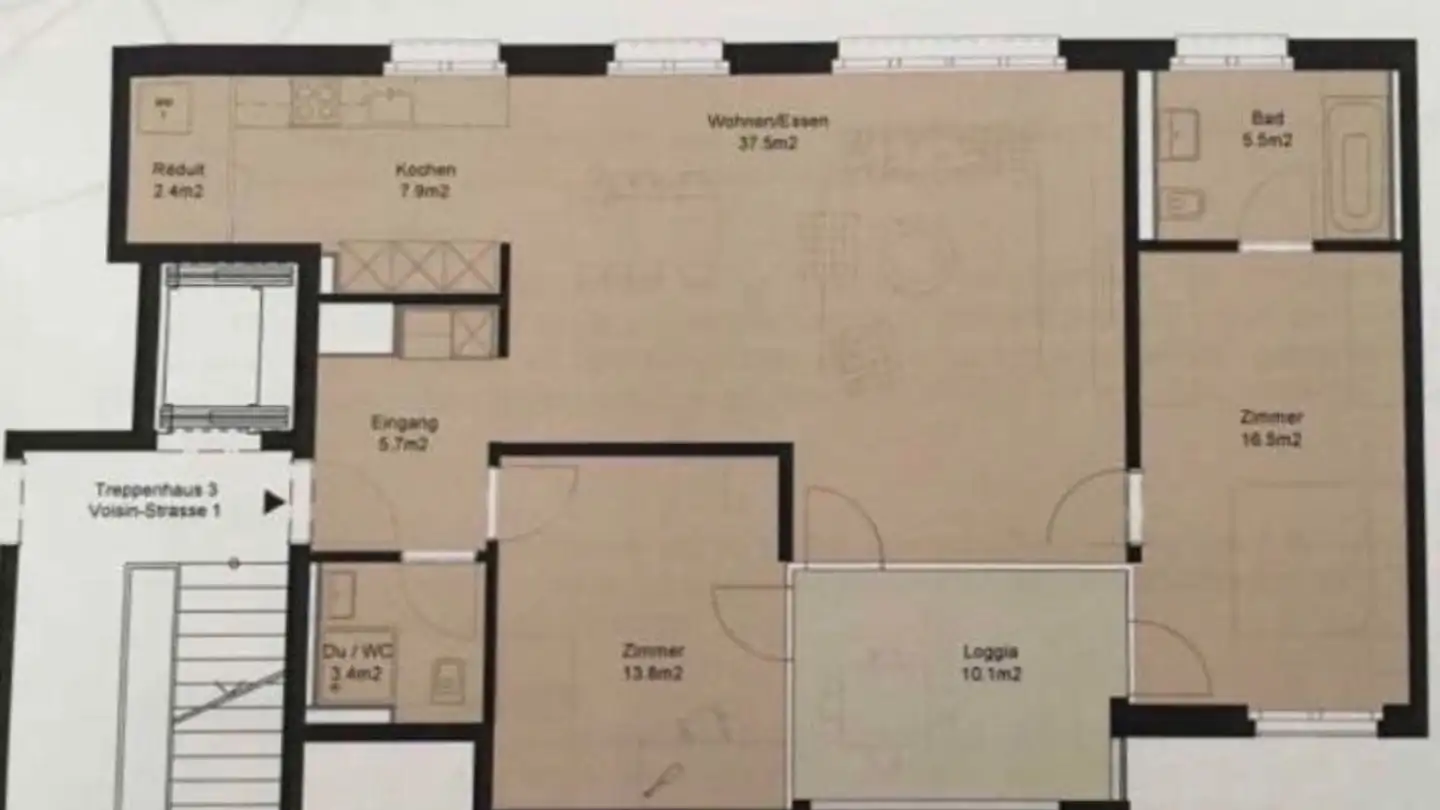 Stanza singola in affitto - Voisin-Strasse, 8152 Glattpark (Opfikon) - Photo 2