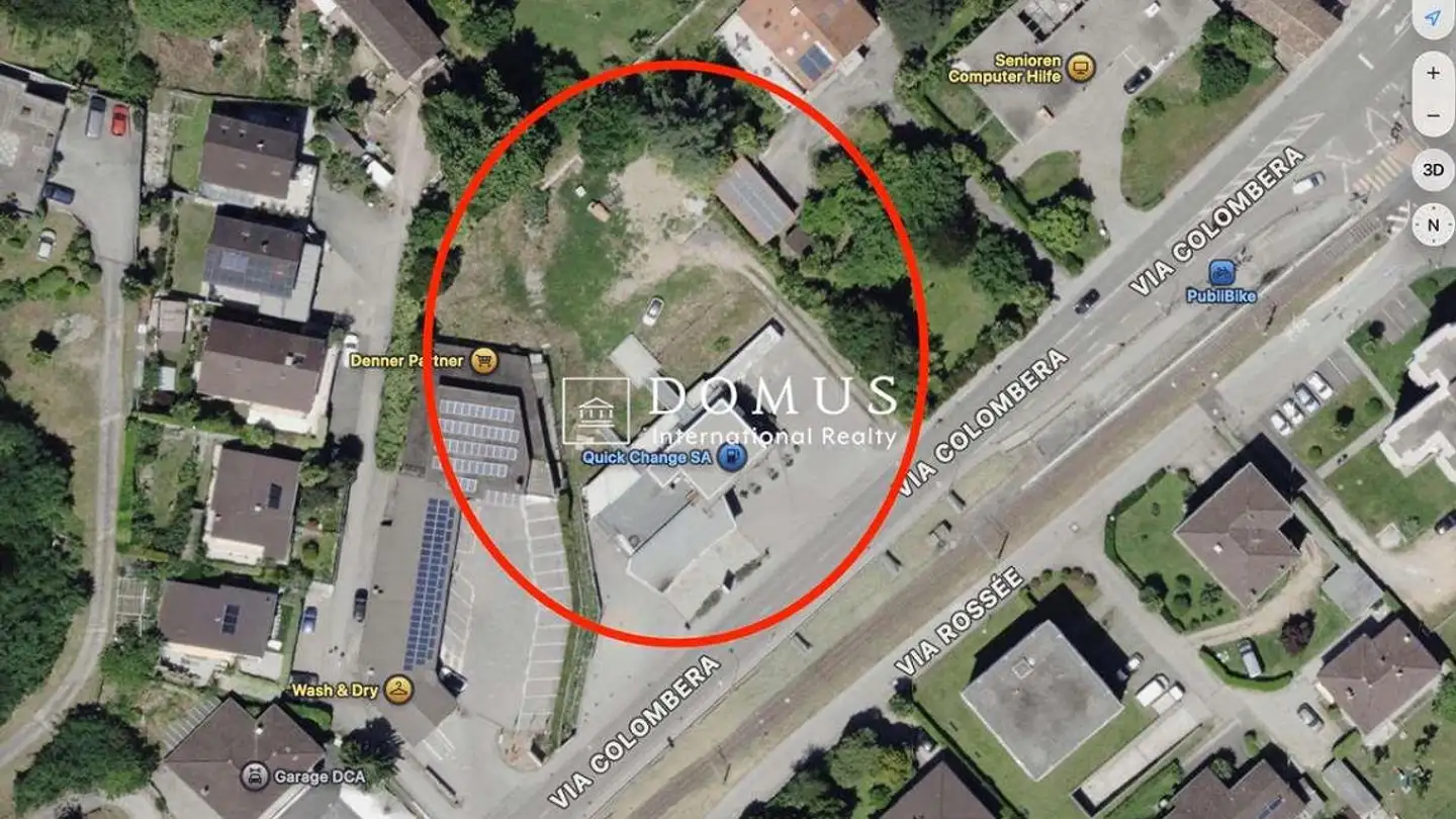 Terreno edificabile in vendita - Via Colombera, 6987 Caslano