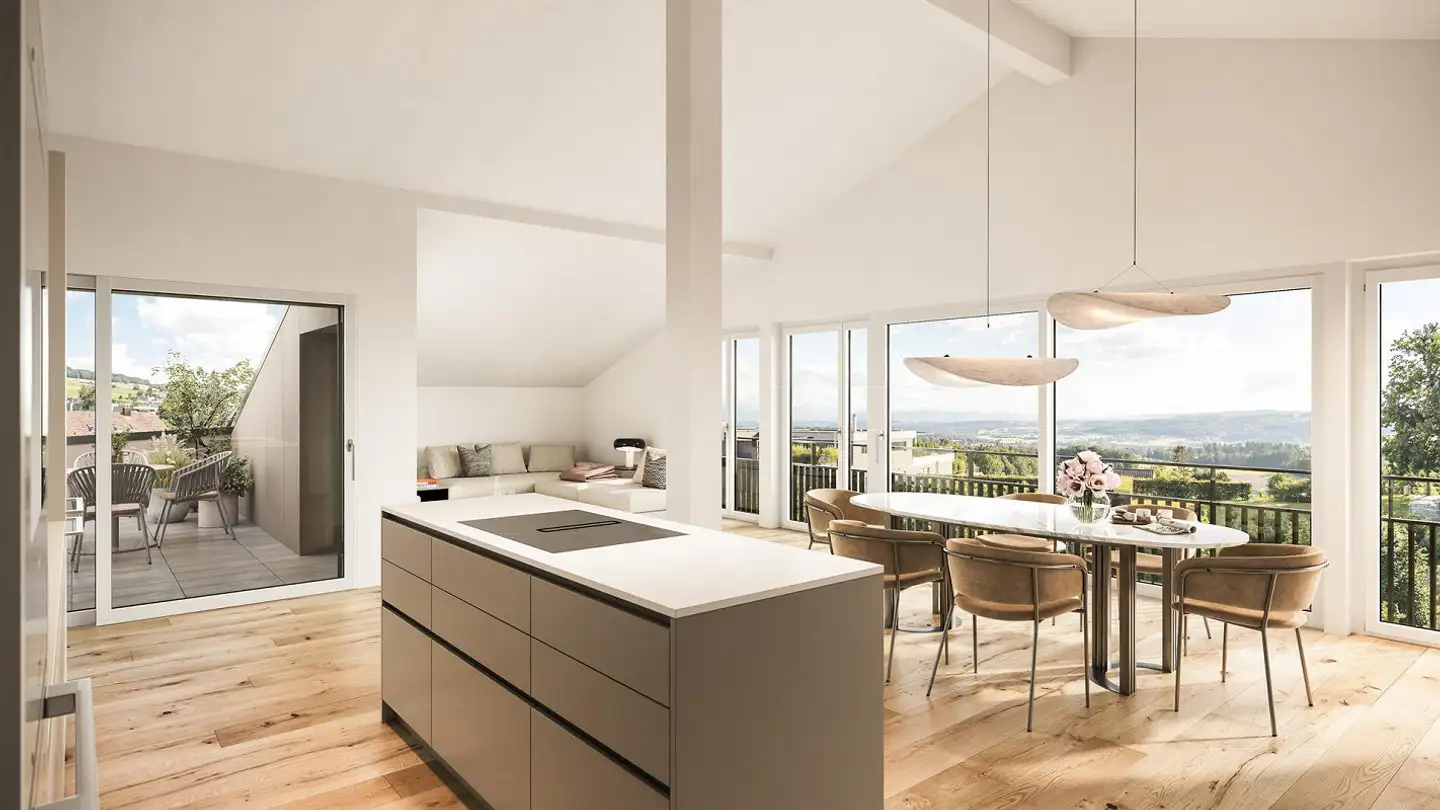 Dachgeschosswohnung kaufen - Buacherstrasse, 5452 Oberrohrdorf