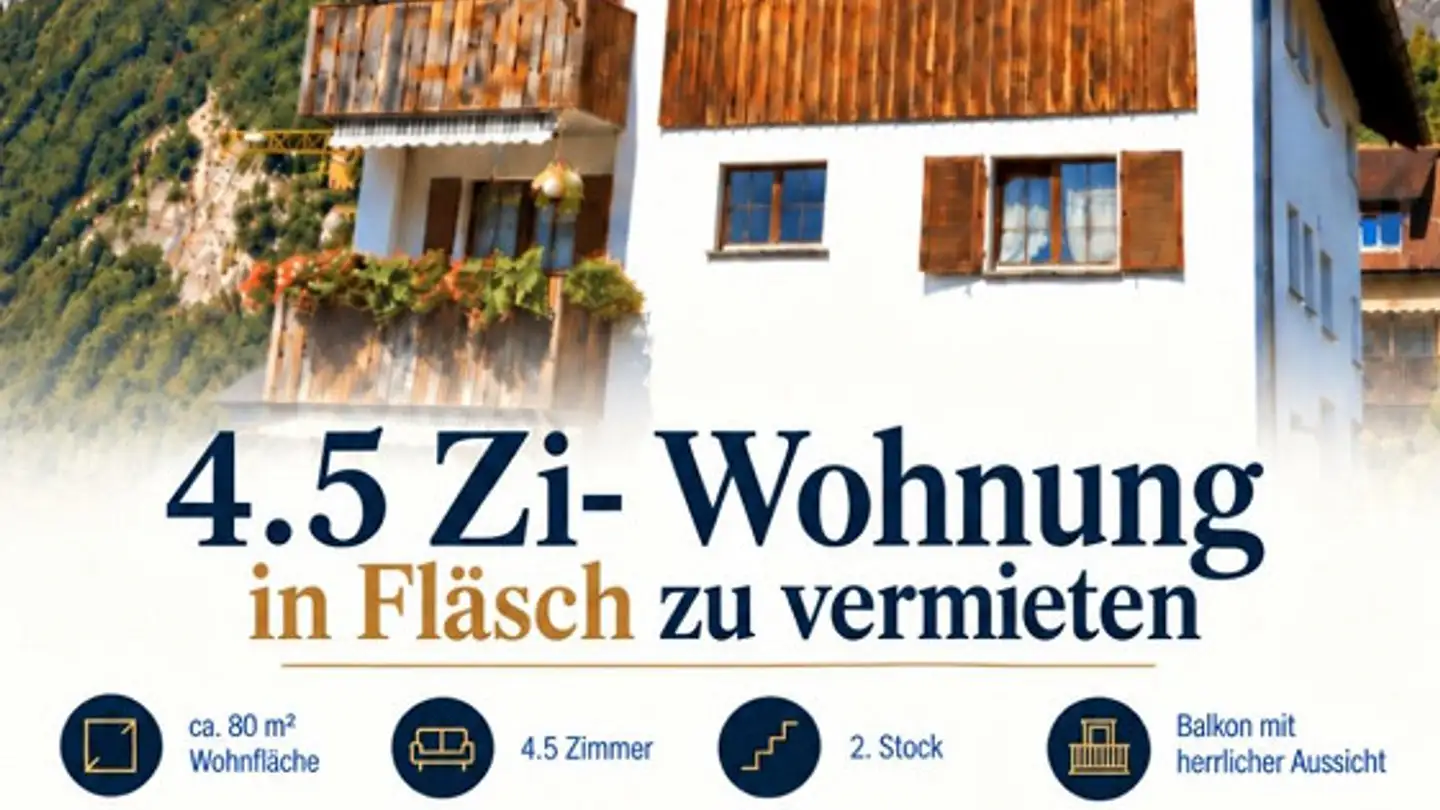 Apartment for rent - Ausserdorf 9, 7306 Fläsch