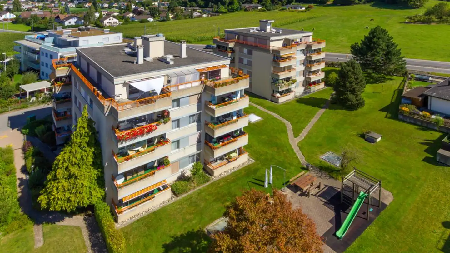 Appartement à louer - Rotkornstrasse 6, 5727 Oberkulm