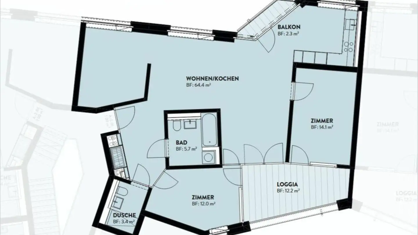 Appartamento in affitto - Bremgartnerstrasse 54, 8953 Dietikon - Foto 2